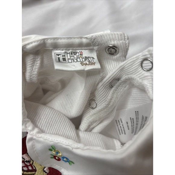 Mary Englelbreit Baby Infant 0-3 Month Little Red Riding Hood White 1Pc Bodysuit - Picture 7 of 7